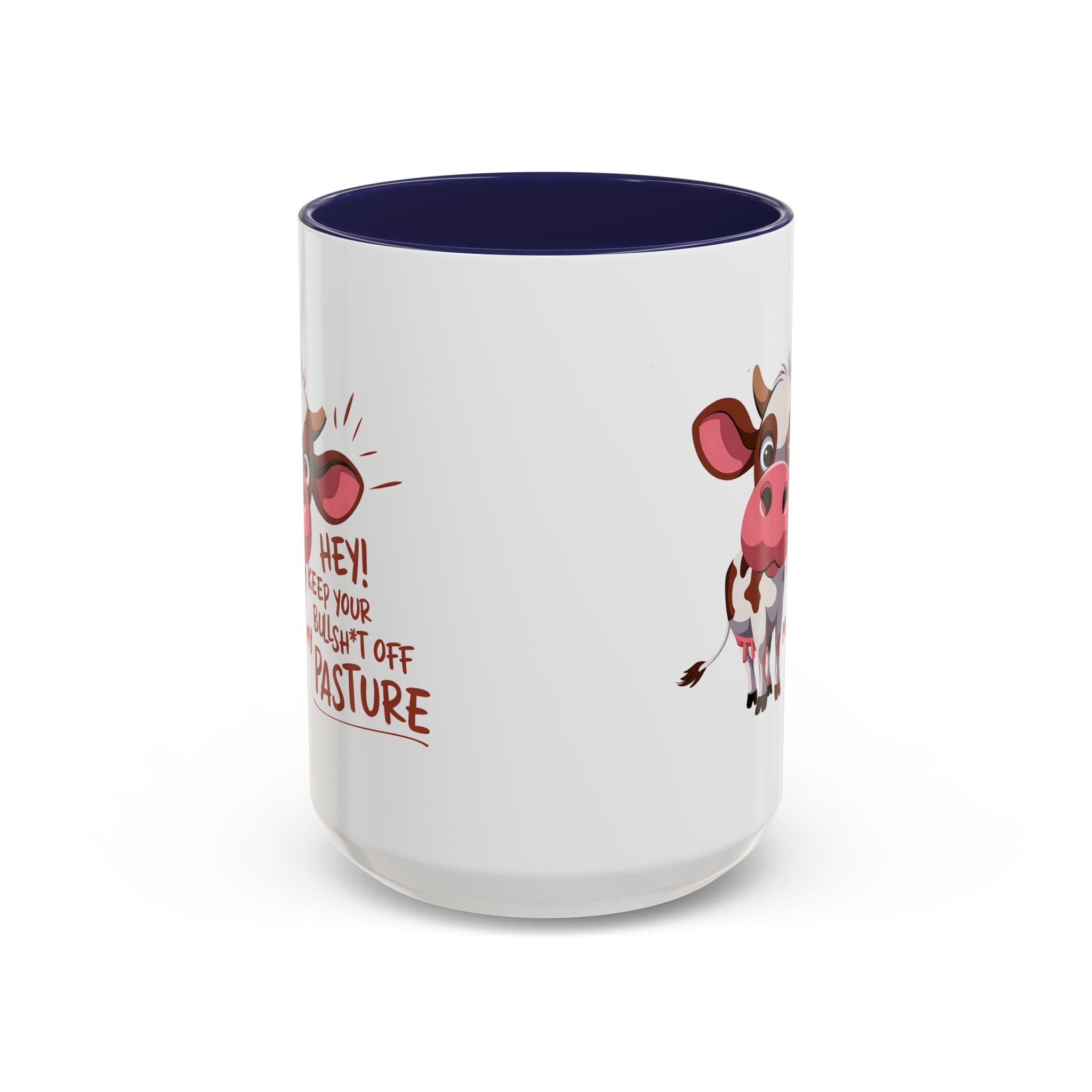 Funny Cow Coffee Mug – Perfect Gift for Farmers, Cow Lovers, Humor Fans, Cute Kitchen Decor, Office Coffee Cup