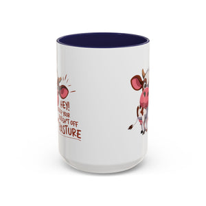 Funny Cow Coffee Mug – Perfect Gift for Farmers, Cow Lovers, Humor Fans, Cute Kitchen Decor, Office Coffee Cup