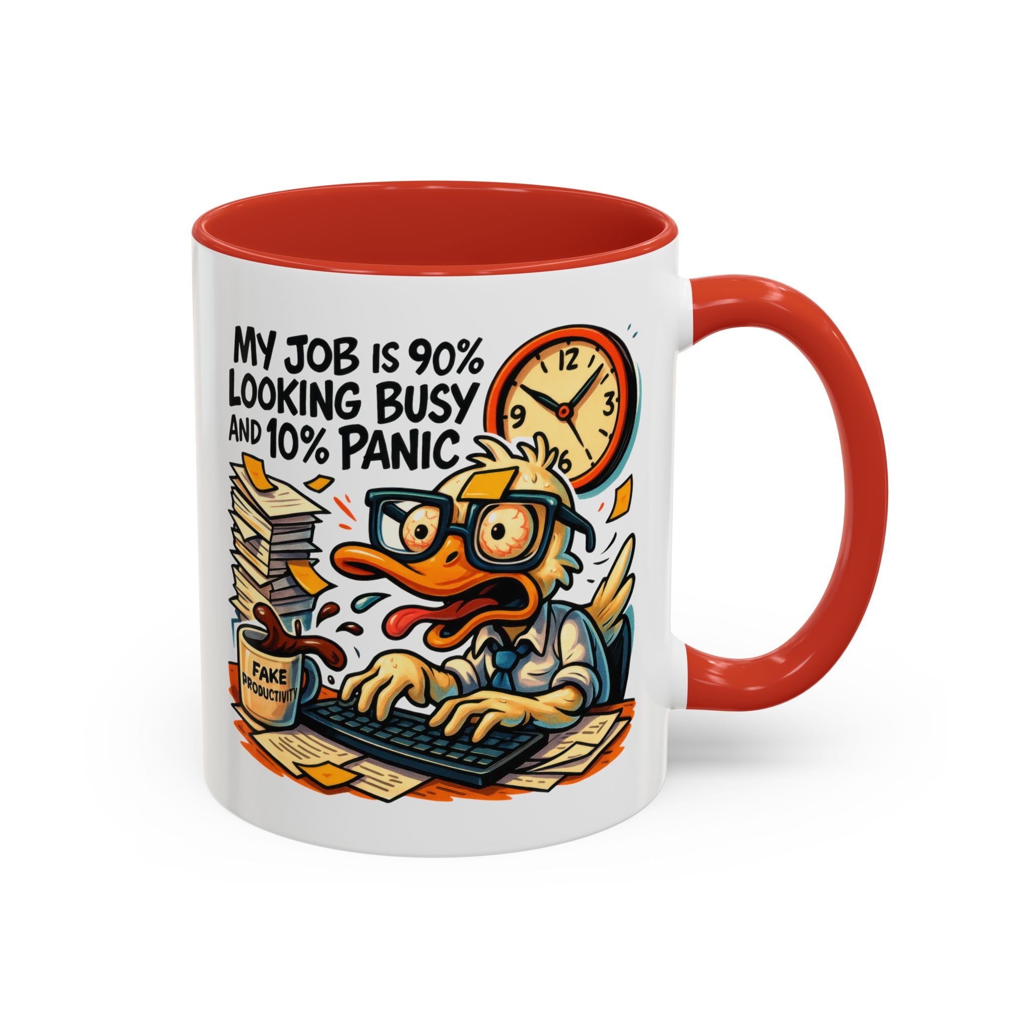 Funny Office Coffee Mug - Perfect Gift for Coworkers, Work from Home, Funny Gag Gift, Unique Desk Accessory, Humor Mug