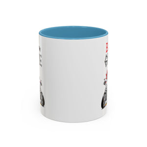 Bad to the Gnome Coffee Mug - 11oz & 15oz Accent Mugs for Bikers & Gnome Lovers