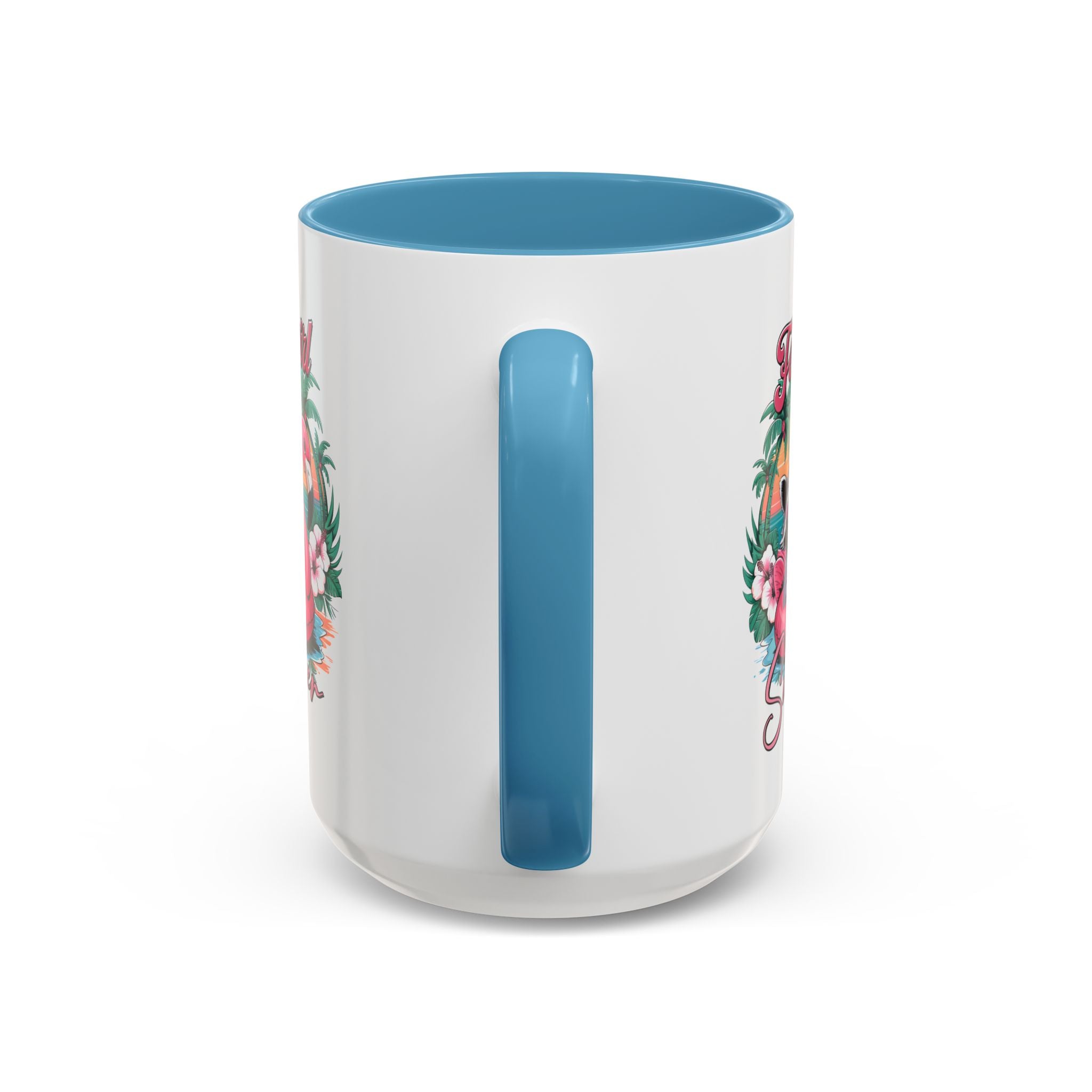 Feral Girl Summer Coffee Mug - Accent Design for Animal Lovers