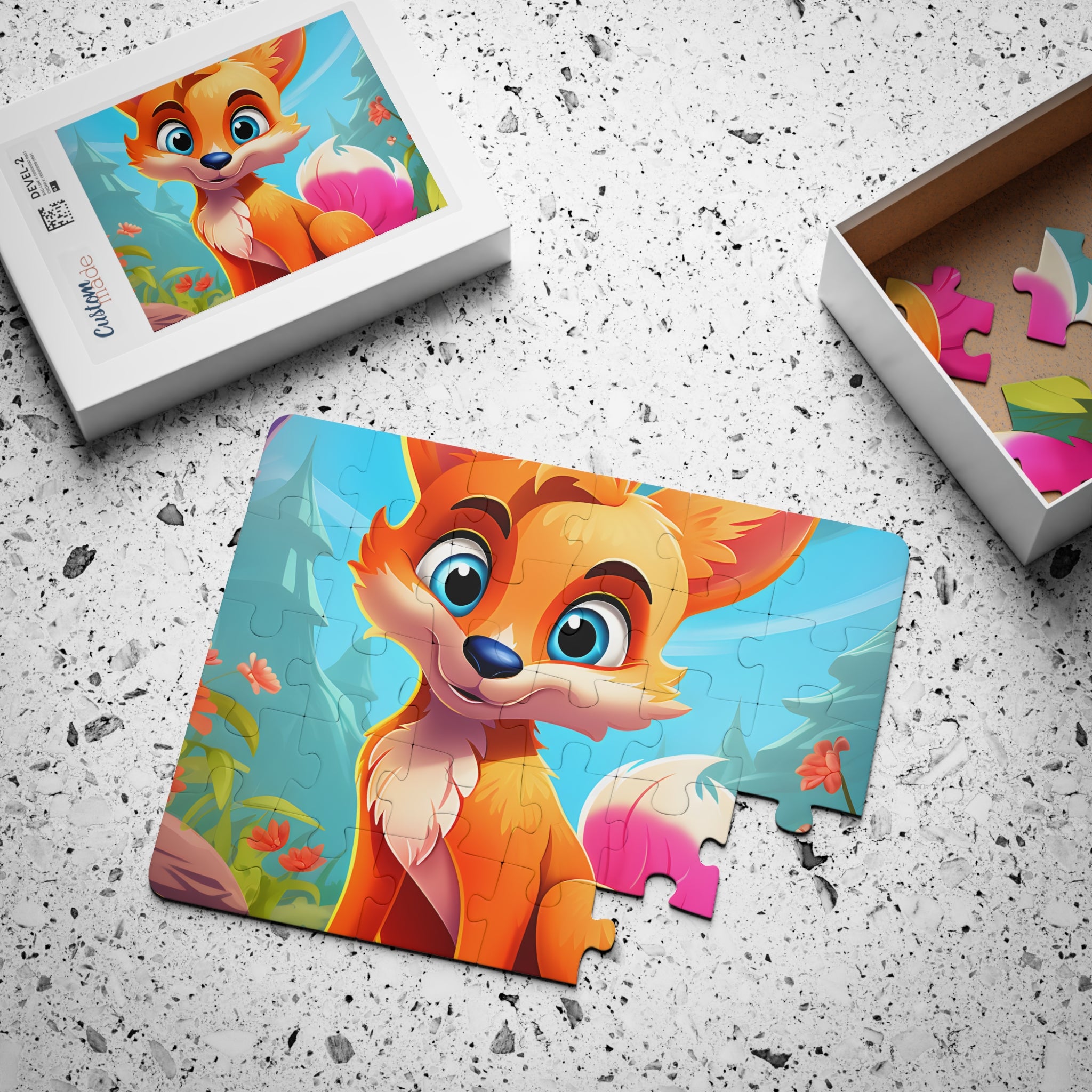 Fox Kids' Puzzle, 30-Piece | Fun Family Activity, Educational Game, christmas Gift, Creative Playtime