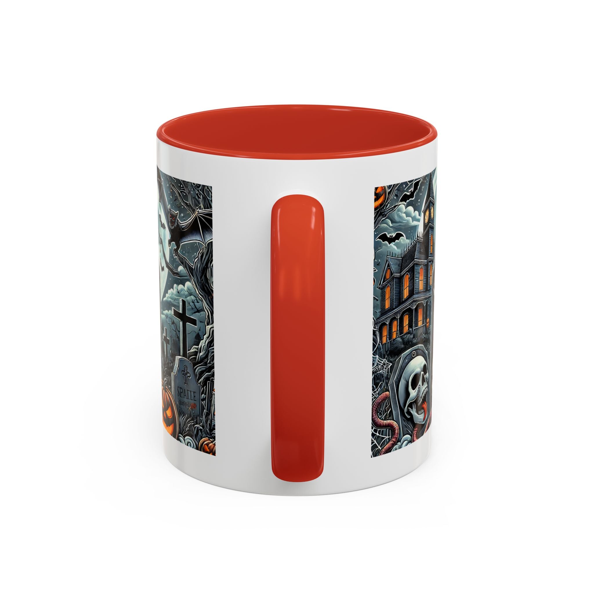 Gothic vampire Halloween Coffee Mug, Spooky Decor, Skull Design, Gift for Horror Lovers,  Party Essential, Unique Drinkware