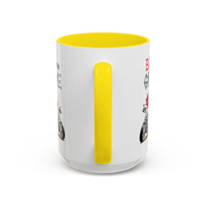 Bad to the Gnome Coffee Mug - 11oz & 15oz Accent Mugs for Bikers & Gnome Lovers