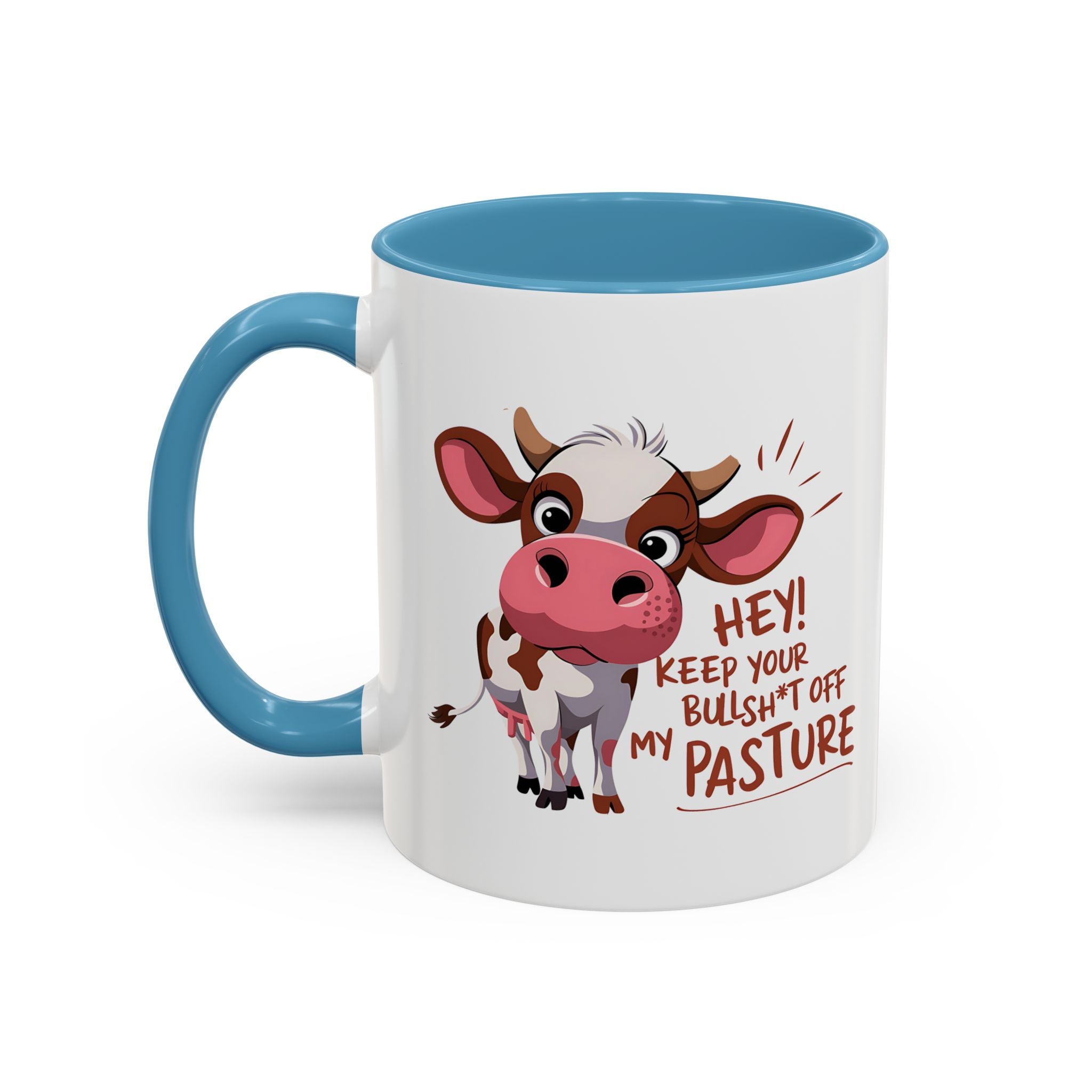 Funny Cow Coffee Mug – Perfect Gift for Farmers, Cow Lovers, Humor Fans, Cute Kitchen Decor, Office Coffee Cup
