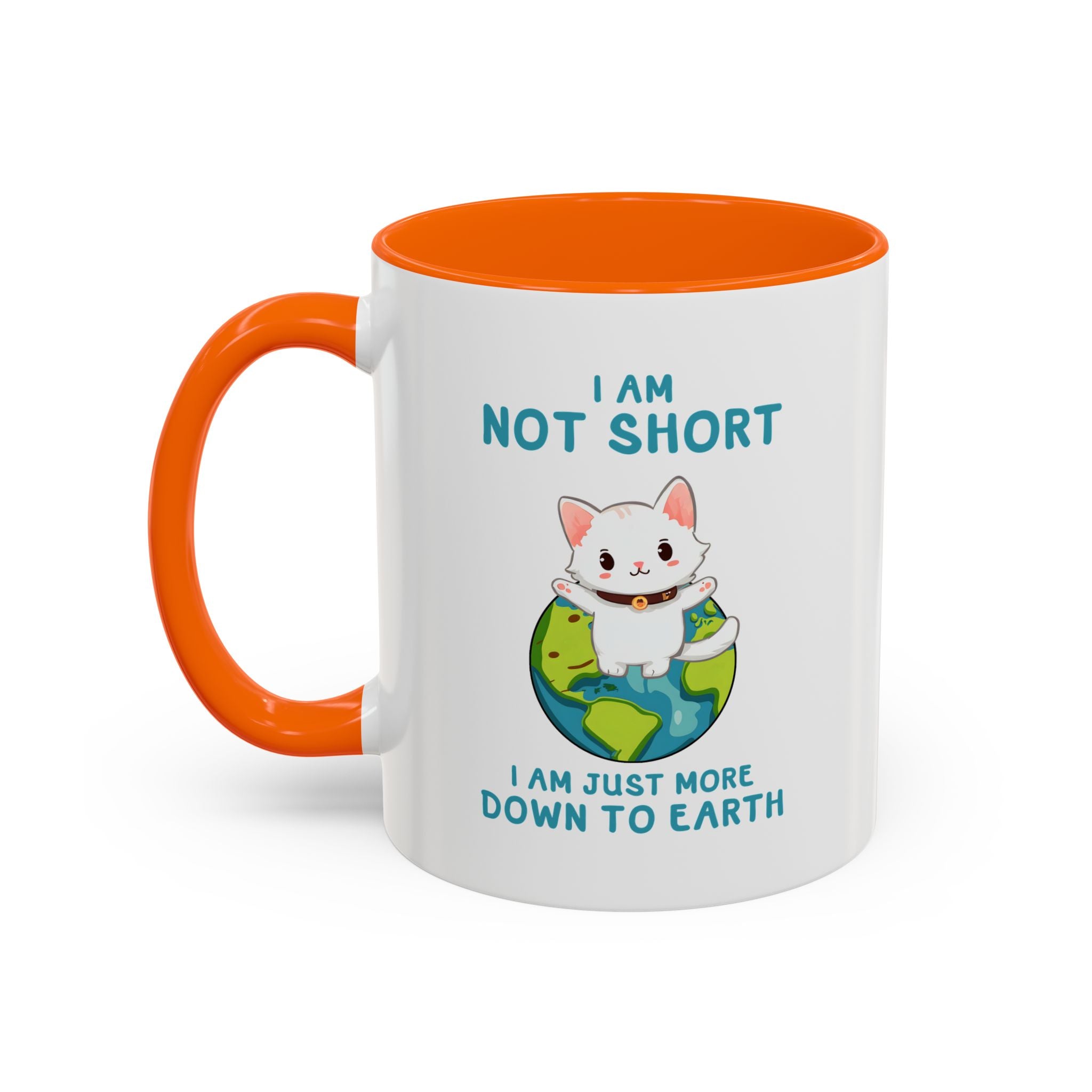 Cute Down to Earth Cat Coffee Mug - Perfect Gift for Cat Lovers