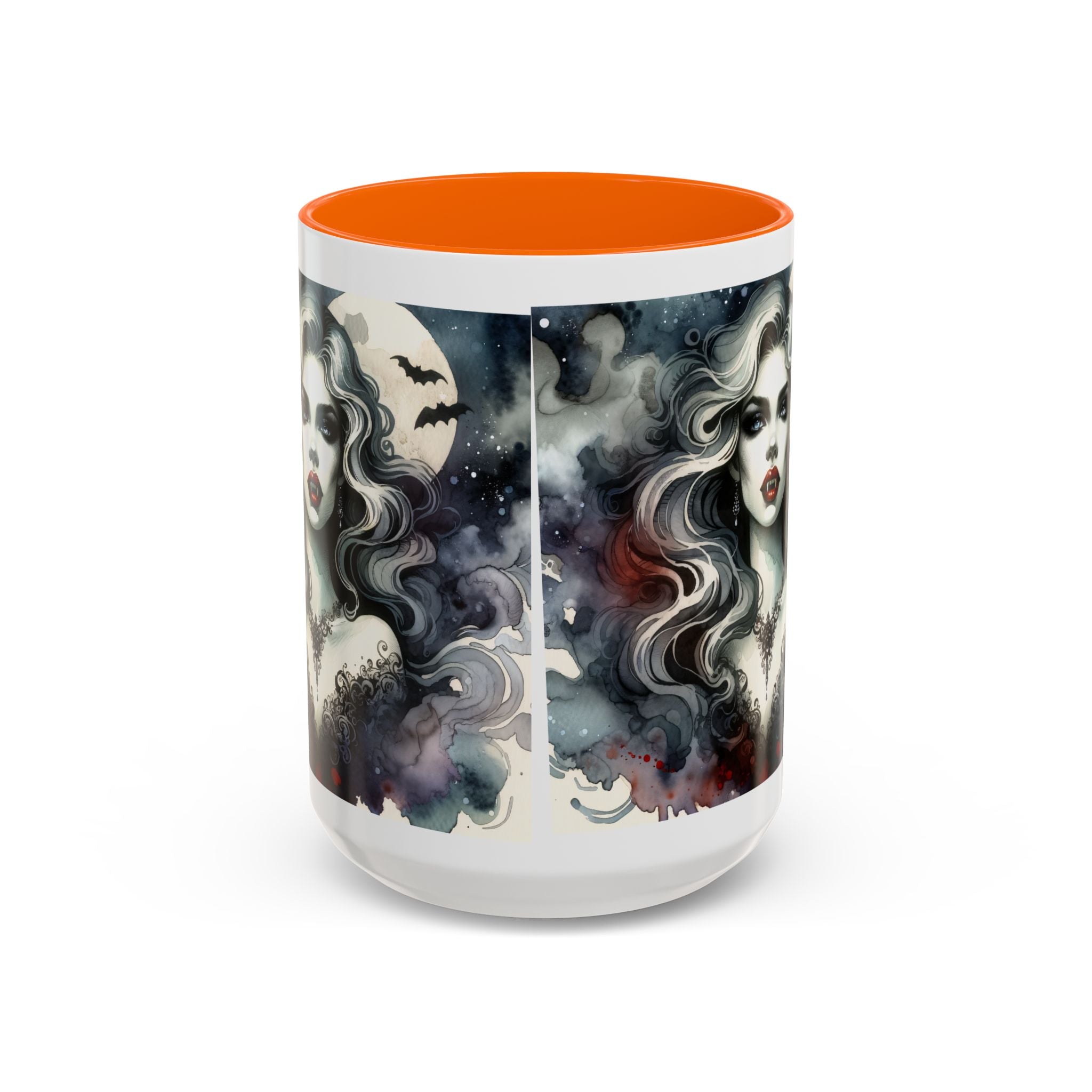 Gothic vampire Elegance Coffee Mug,  Halloween Decor, Dark Art Mug, Spooky Homeware