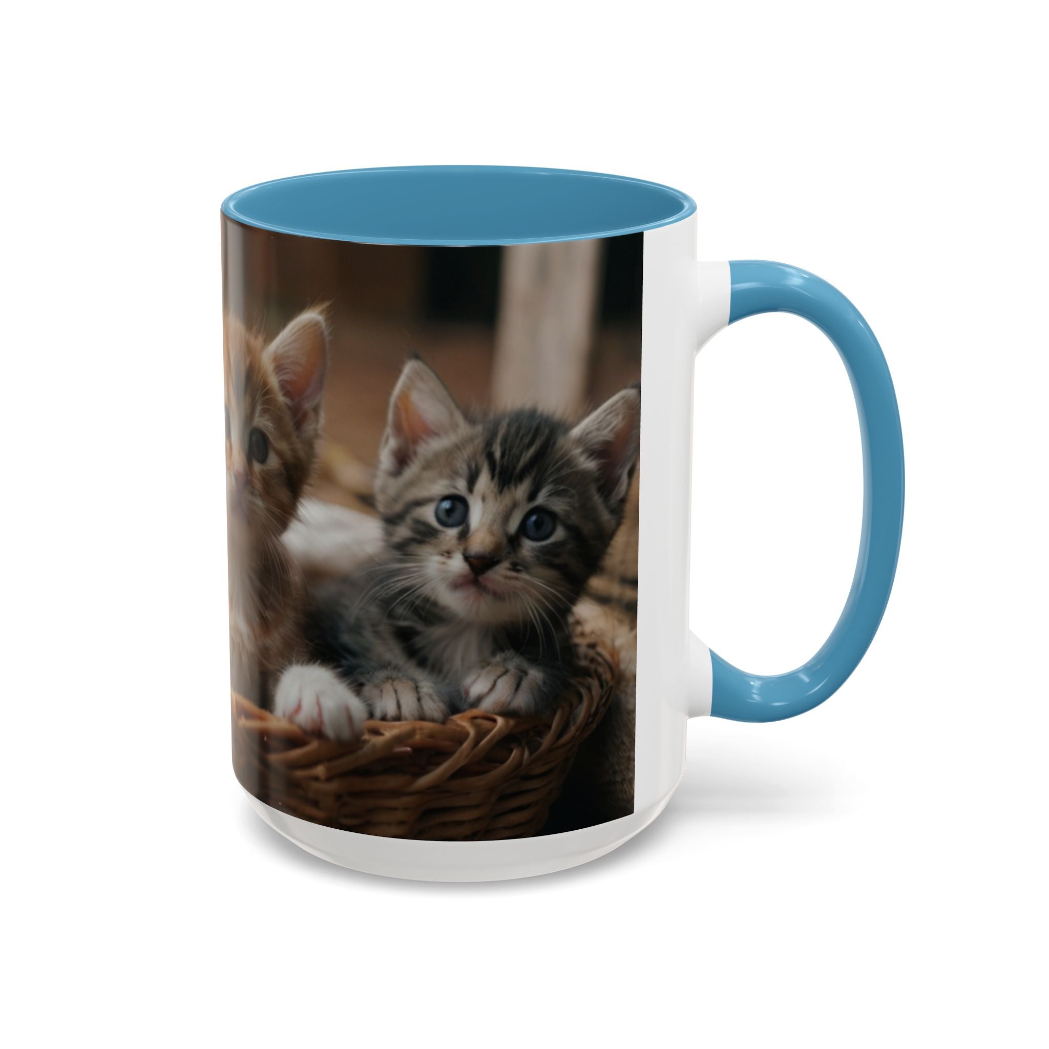 Cute Cat Accent Coffee Mug - 11oz & 15oz family of cats