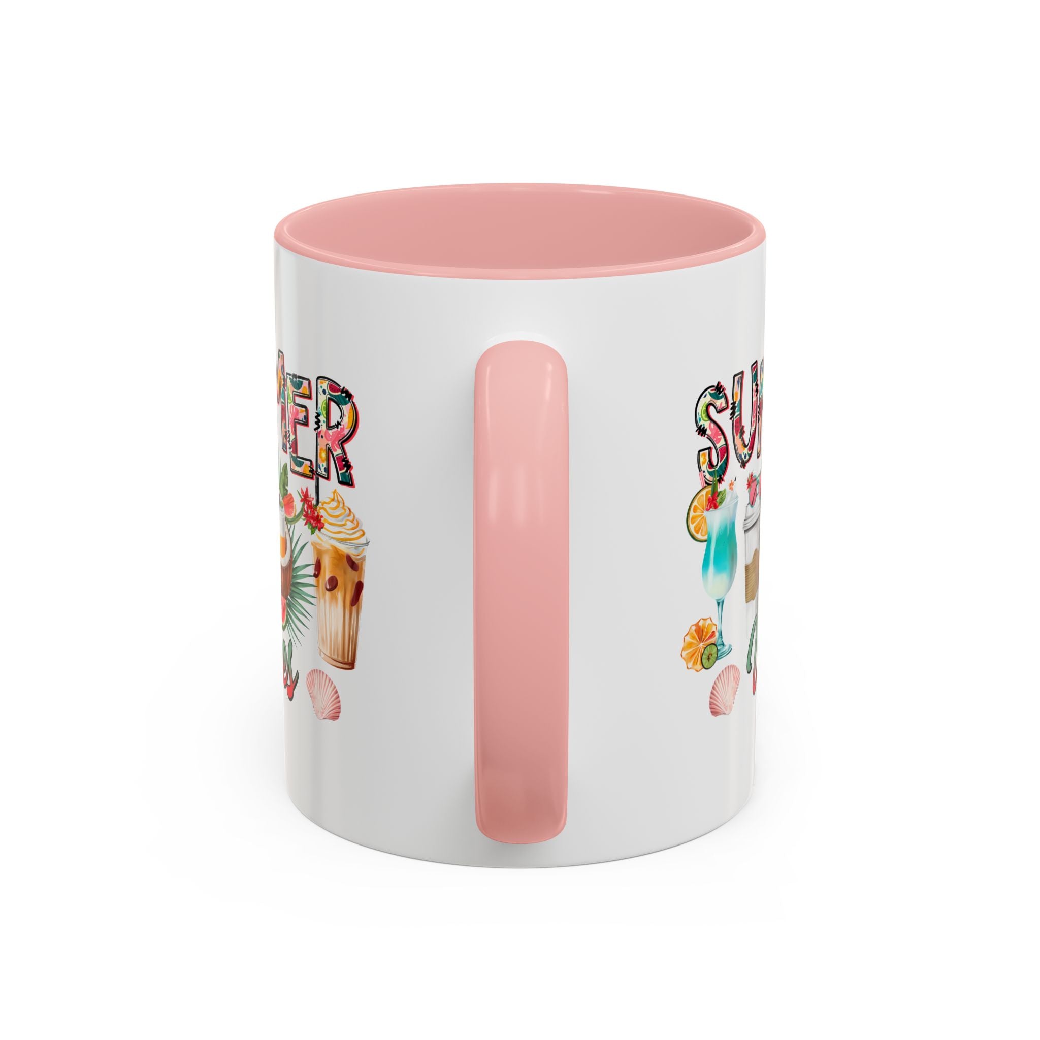 Summer Vibes Accent Coffee Mug - 11oz & 15oz - Perfect for Sunny Days & Celebrations
