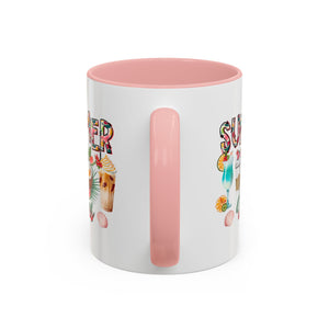 Summer Vibes Accent Coffee Mug - 11oz & 15oz - Perfect for Sunny Days & Celebrations