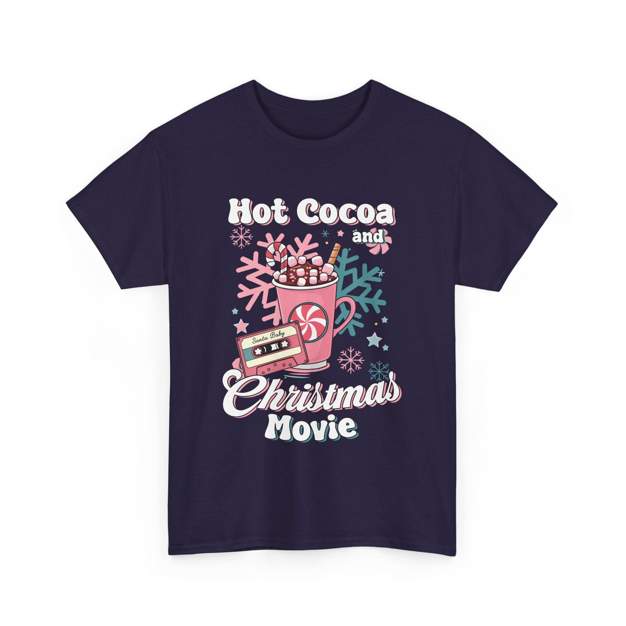 hot cocoa and christmas movie Unisex Heavy Cotton Tee