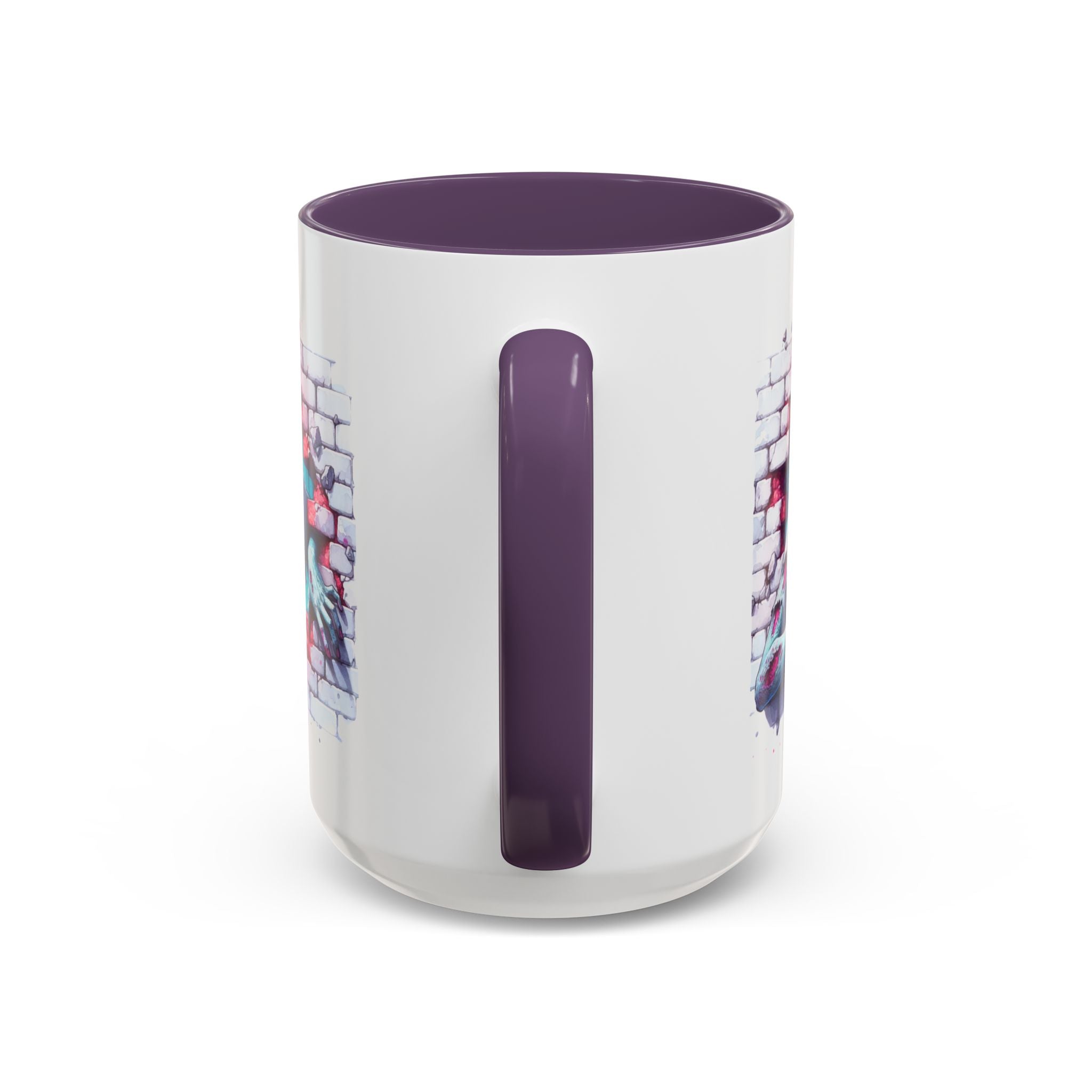 Spooky Zombie Accent Coffee Mug | Halloween Gift, Horror Decor, Unique Coffee Cup, Gothic Style, Zombie Art