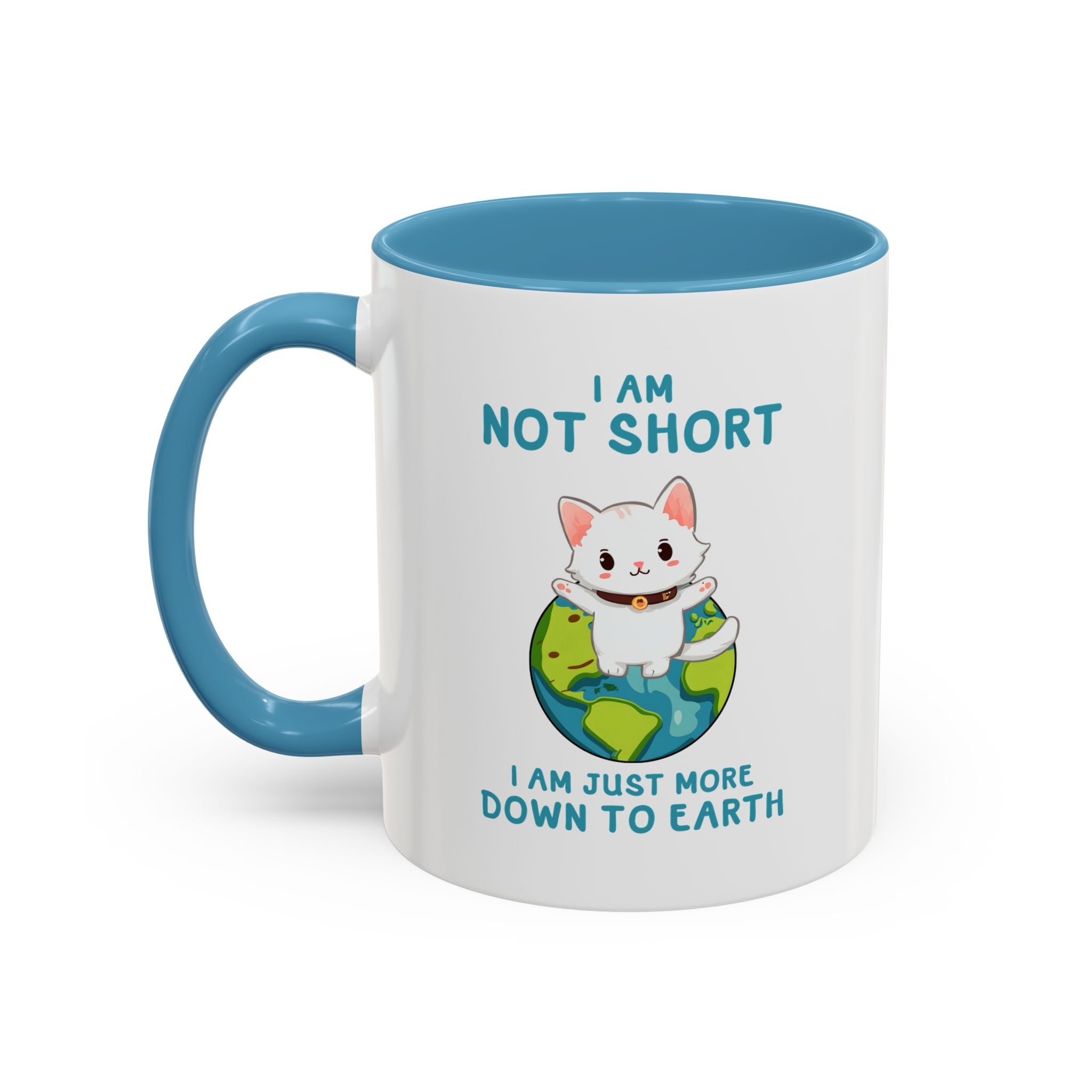 Cute Down to Earth Cat Coffee Mug - Perfect Gift for Cat Lovers