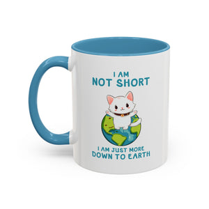 Cute Down to Earth Cat Coffee Mug - Perfect Gift for Cat Lovers