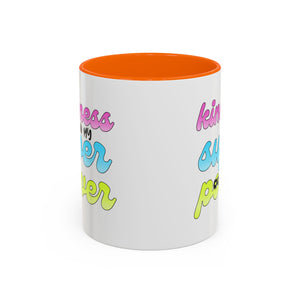 Kindness Superpower Coffee Mug, Inspirational Gift for Friends, Motivational Work Mug, Cute Drinkware for All Occasions, Unique