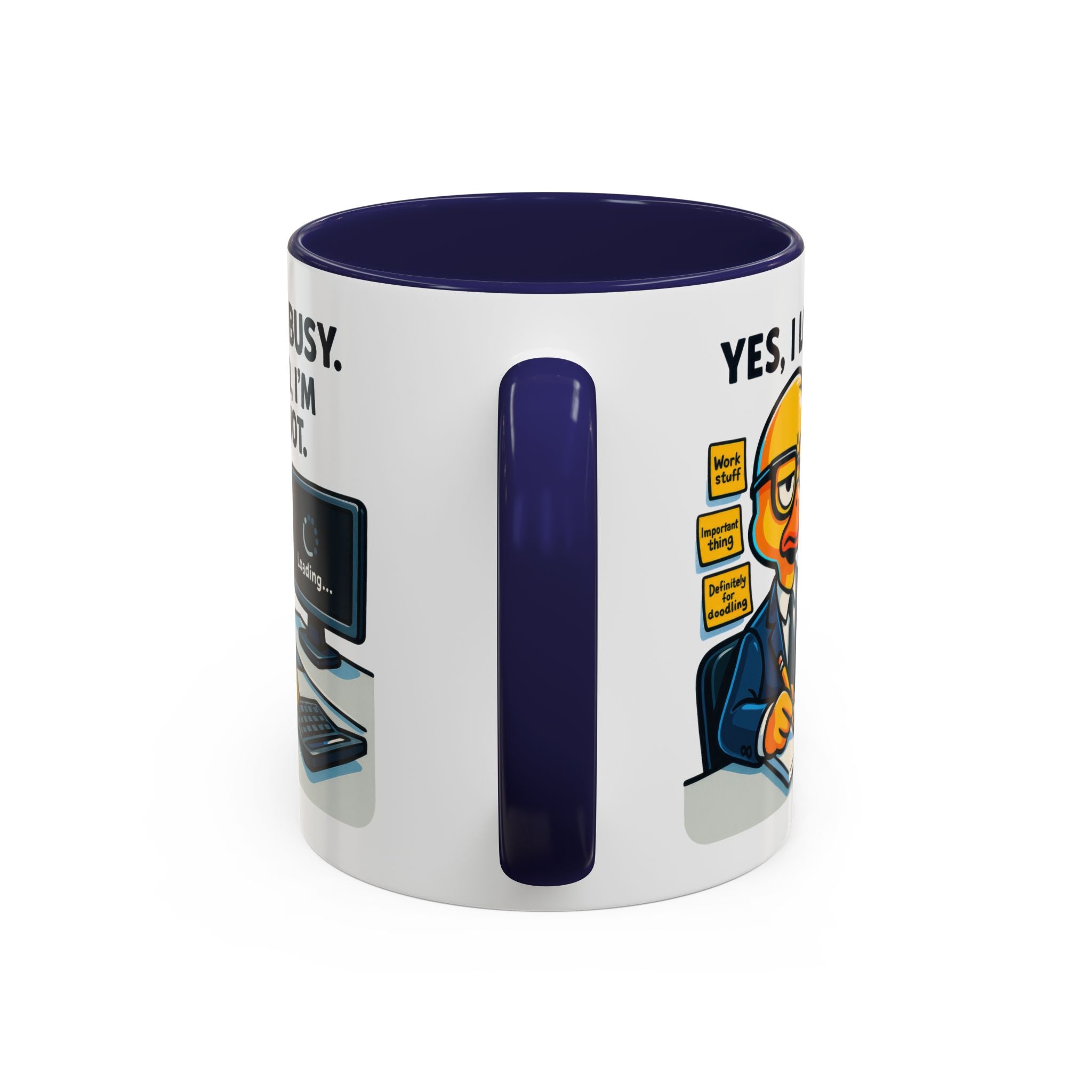 Funny Office Mug, Quirky Coffee Cup, Duck Humor Mug, Gift for Coworkers, Cute Desk Mug