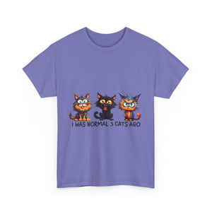 Funny Cat Lovers Tee - I Was Normal 3 Cats Ago, Unisex Shirt for Pet Owners, Cat Mom Gift, Cute Animal Tee, Cat-Themed Humor, Birthday [...]