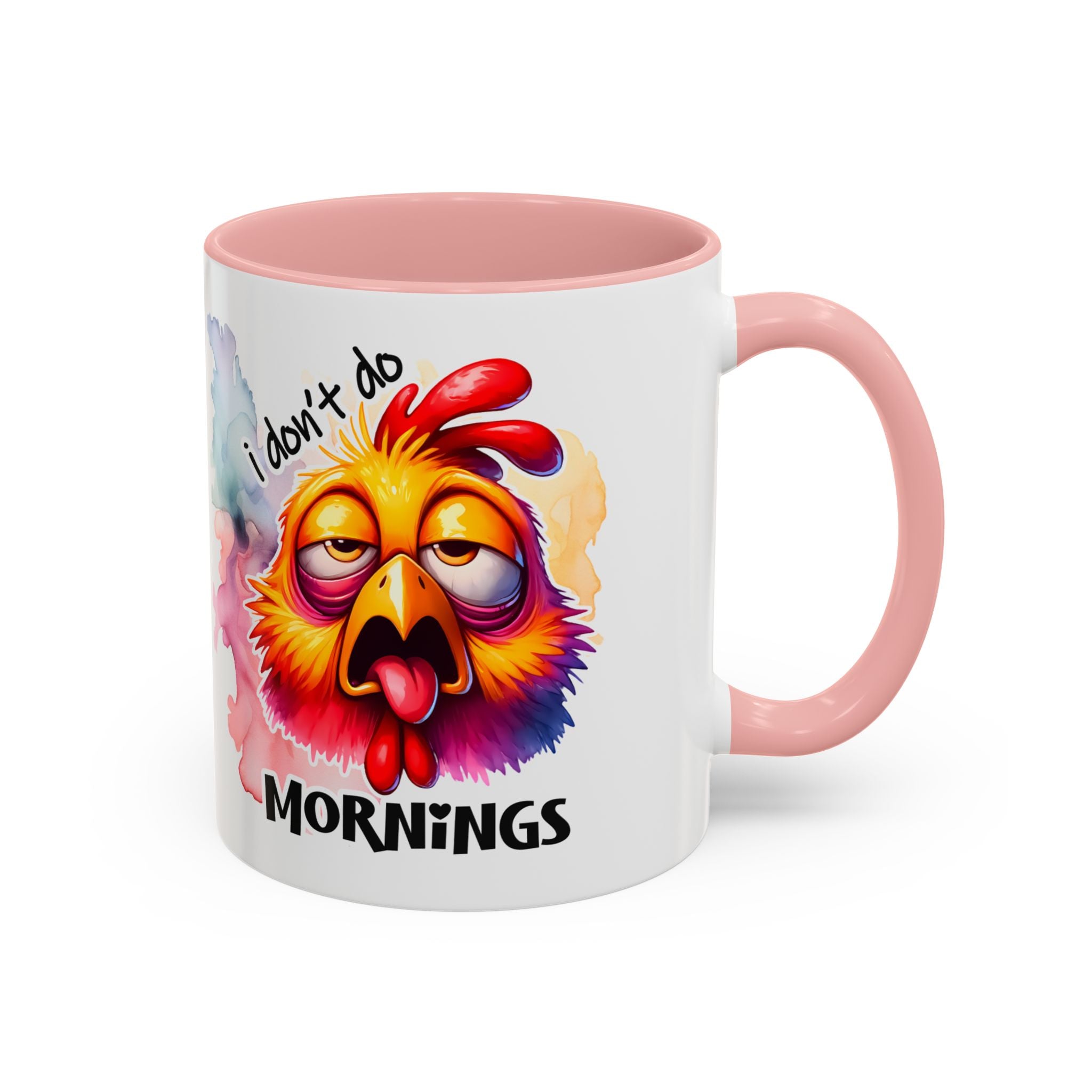Funny Morning Coffee Mug, Humor Mug, Gift for Coffee Lovers, Sleepy Chicken Mug, Cute Drinkware, Holiday Present