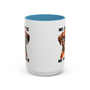 Boxer Dog Coffee Mug - No Coffee No Workee, Funny Dog Lover Gift, Pet Owner Tea Cup, Animal Lover Kitchen Decor, Boxer Mom Mug