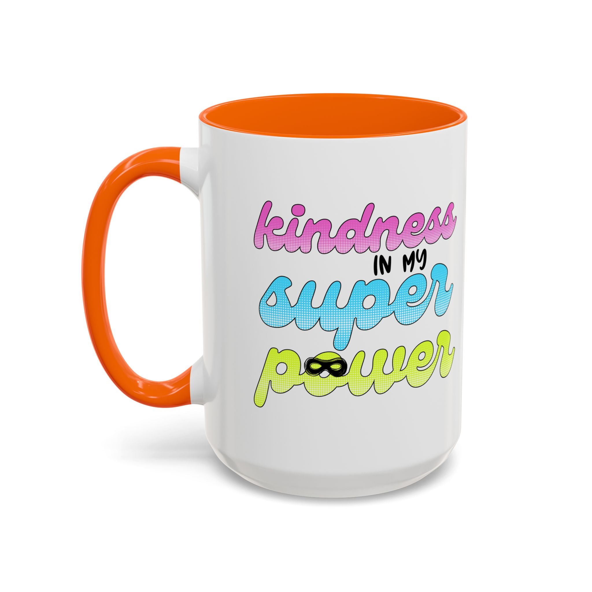 Kindness Superpower Coffee Mug, Inspirational Gift for Friends, Motivational Work Mug, Cute Drinkware for All Occasions, Unique