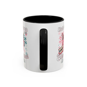 Hot Cocoa & Christmas Movie Mug, Cozy Holiday Cup, Winter Gift, Festive Beverage Container, Cute Coffee Mug