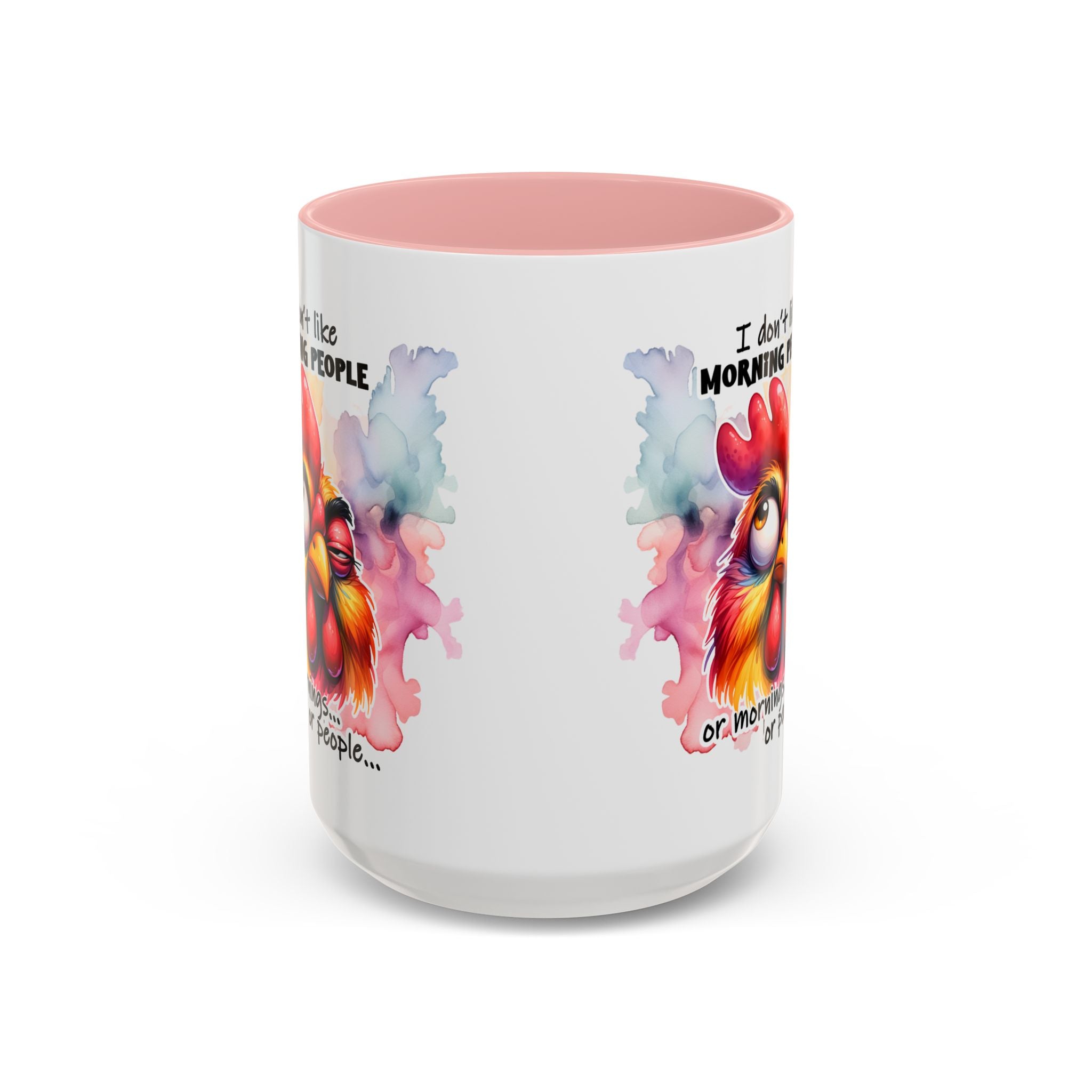 Funny Morning Coffee Mug, Rooster Mug, Gift for Coffee Lovers, Morning People, Humor Mug for Friends