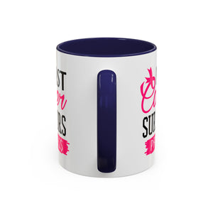 Breast Cancer Survivors Coffee Mug, Inspirational Cancer Gift, Supportive Awareness Mug, Gift for Survivors, Encouraging Morning Coffee