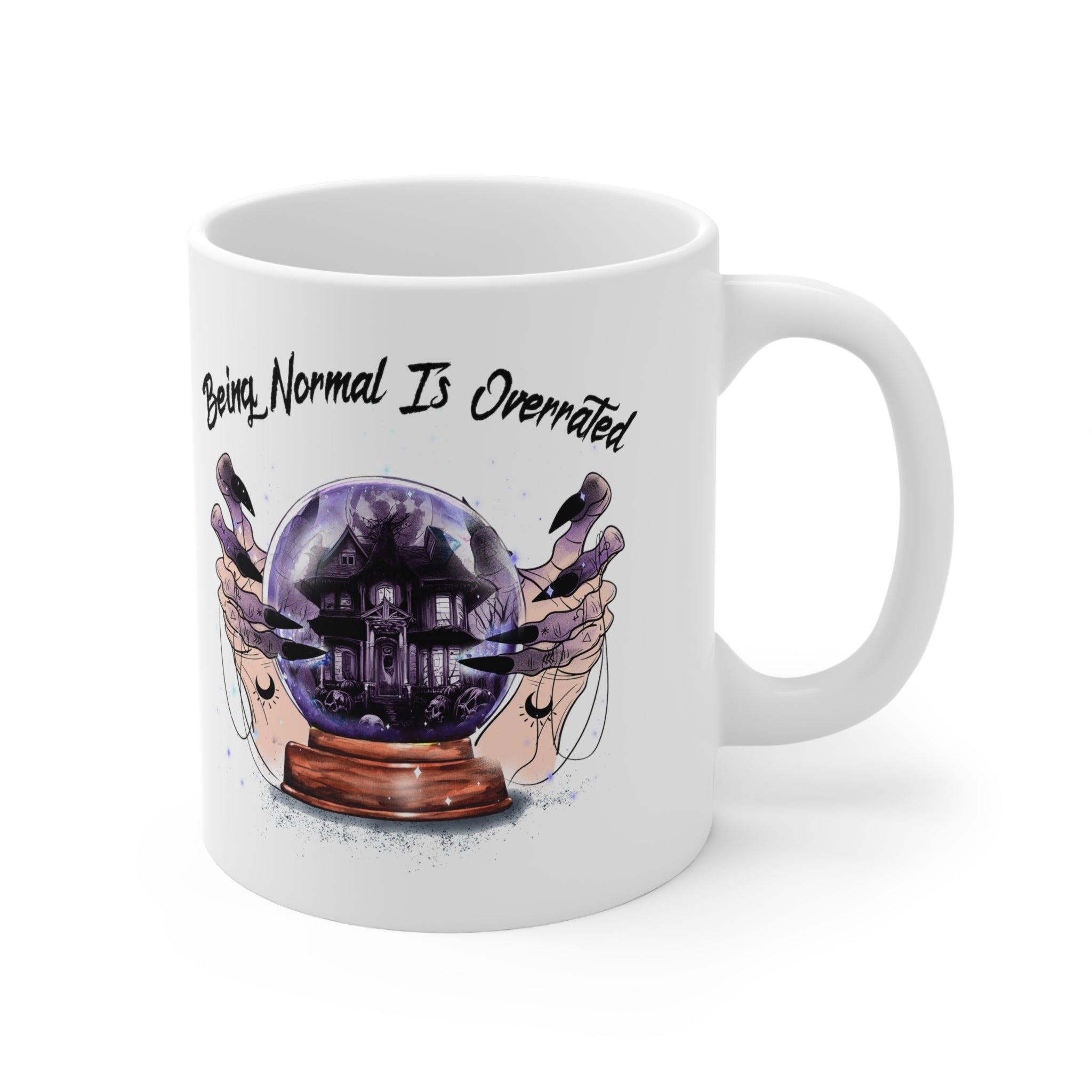 Halloween coffee mug normal is overrated Ceramic Mug 11oz gift for her mom grandma great stocking stuffer