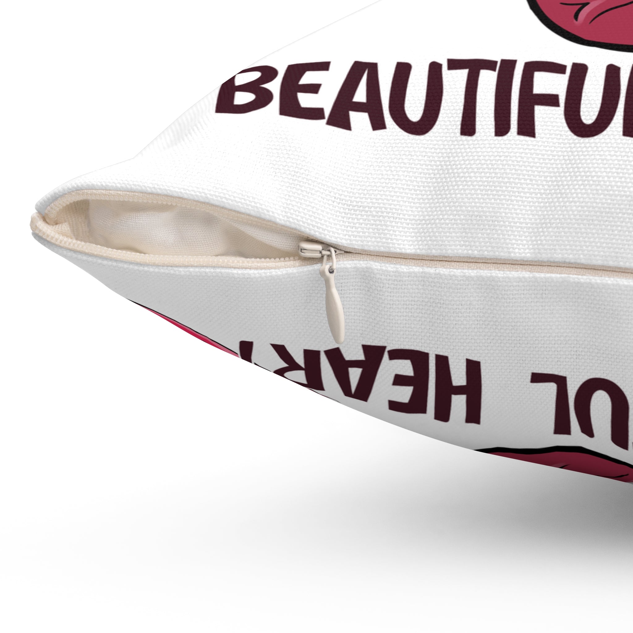 Anatomical Heart Pillow — "You Have a Beautiful Heart" Decorative Throw Pillow