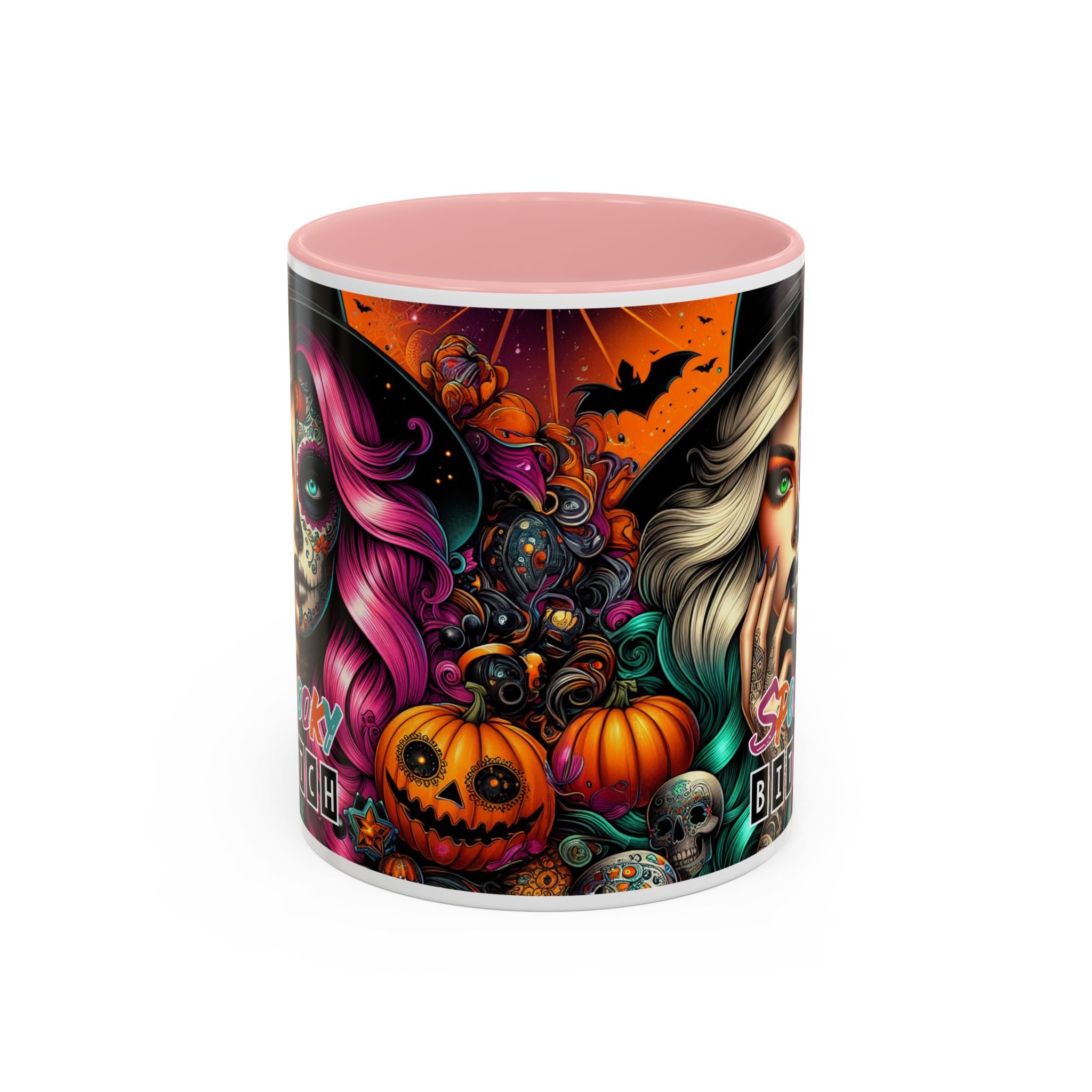 Spooky Bitch Halloween Coffee Mug - 11oz & 15oz | Witchy Vibes for Gifting, Halloween Decor, Fun Coffee Lover Gift, Spooky Season Must-Have