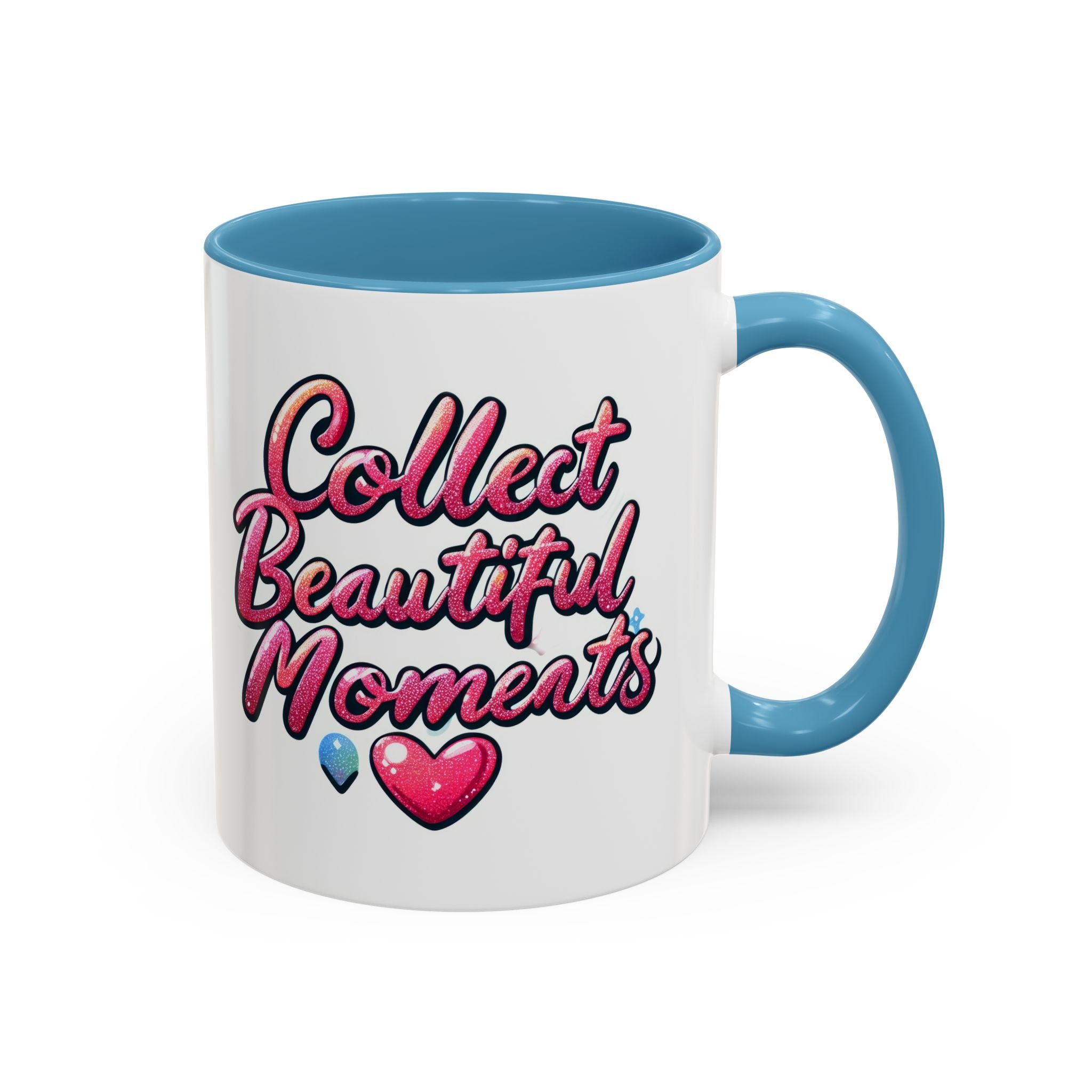 Collect Beautiful Moments Coffee Mug - 11oz & 15oz positive vibe love heart cup