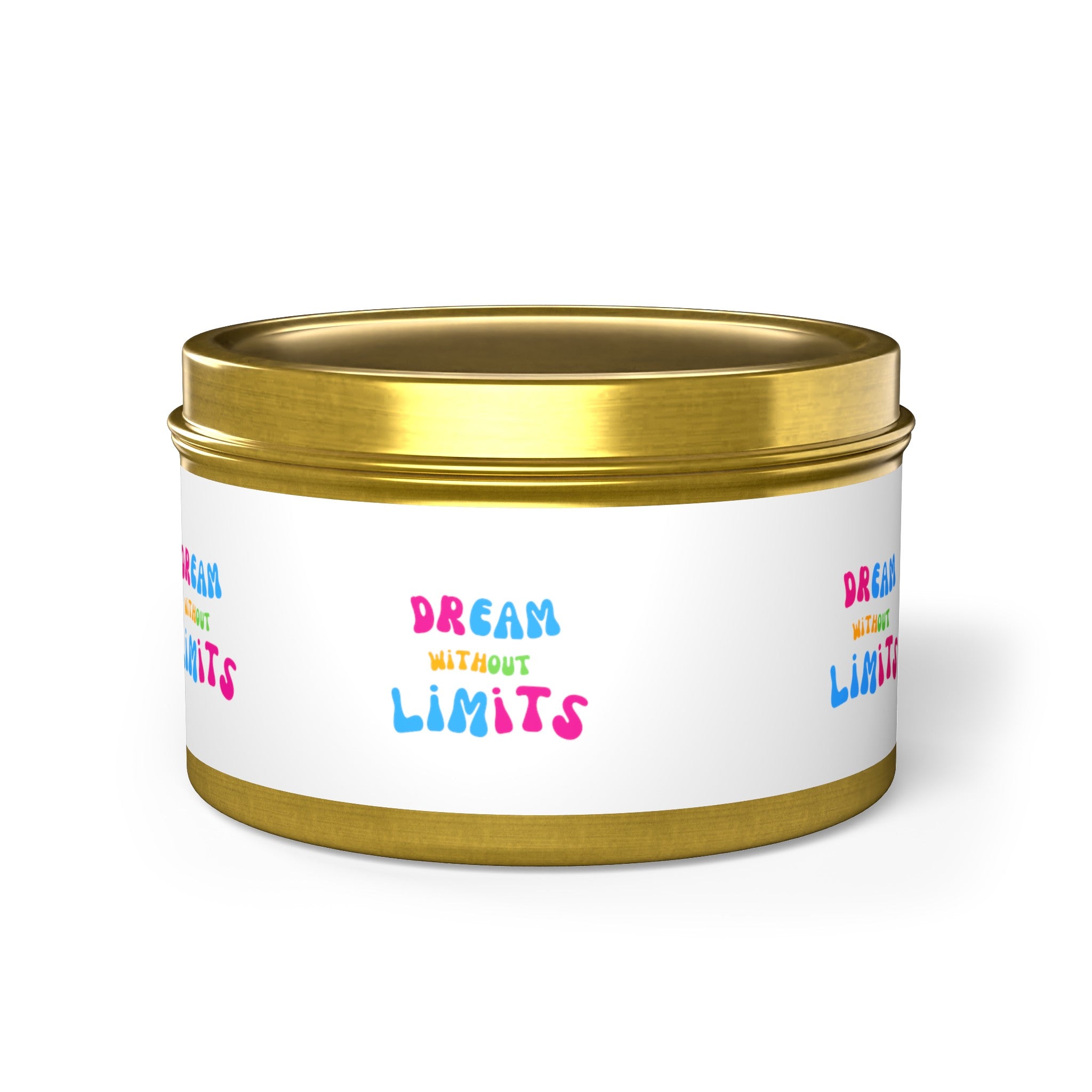 Dream without limits scented Tin Candles