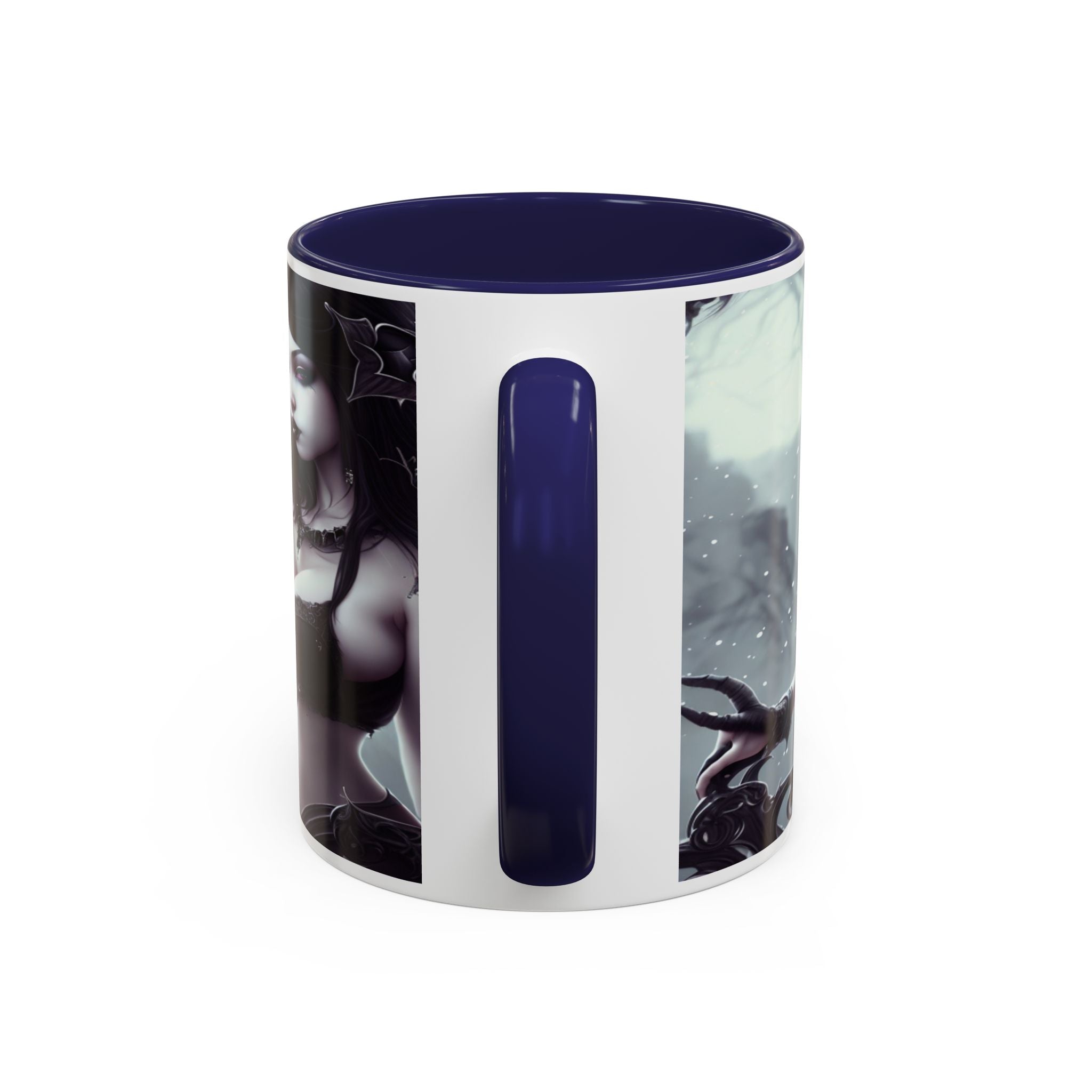 sexy busty woman Gothic Fantasy Coffee Mug – 11oz & 15oz Sculpted Design horror art
