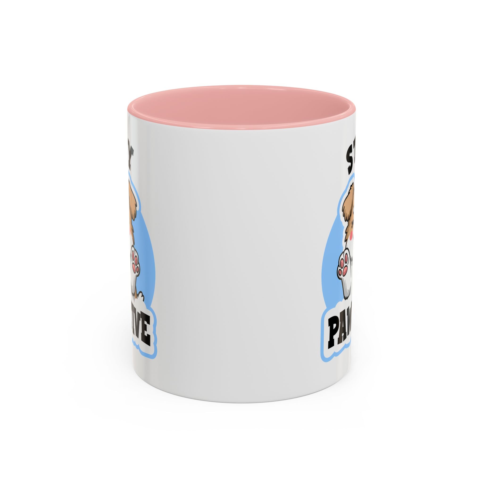 Cute Stay Pawsitive Coffee Mug - Perfect Gift for Dog Lovers mental health
