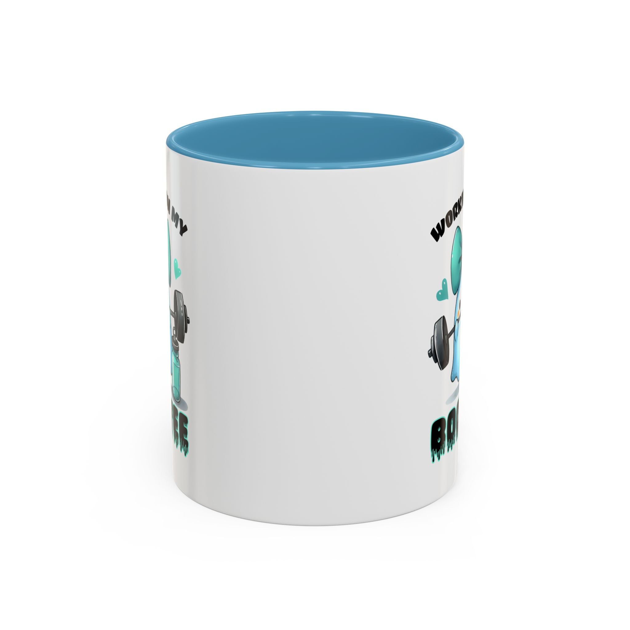 Fitness Motivation Coffee Mug, Workout Gift, Gym Decor, Boo-Tee Lover's Cup, Cute Ghost Mug