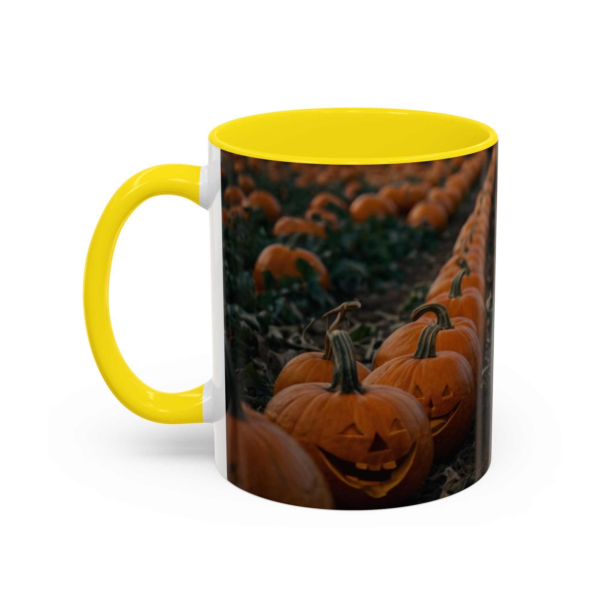 Halloween Black Cat Pumpkin Coffee Mug spooky magical