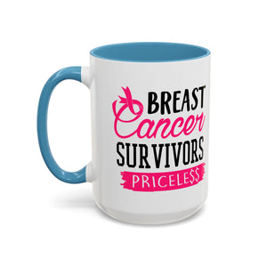 Breast Cancer Survivors Coffee Mug, Inspirational Cancer Gift, Supportive Awareness Mug, Gift for Survivors, Encouraging Morning Coffee