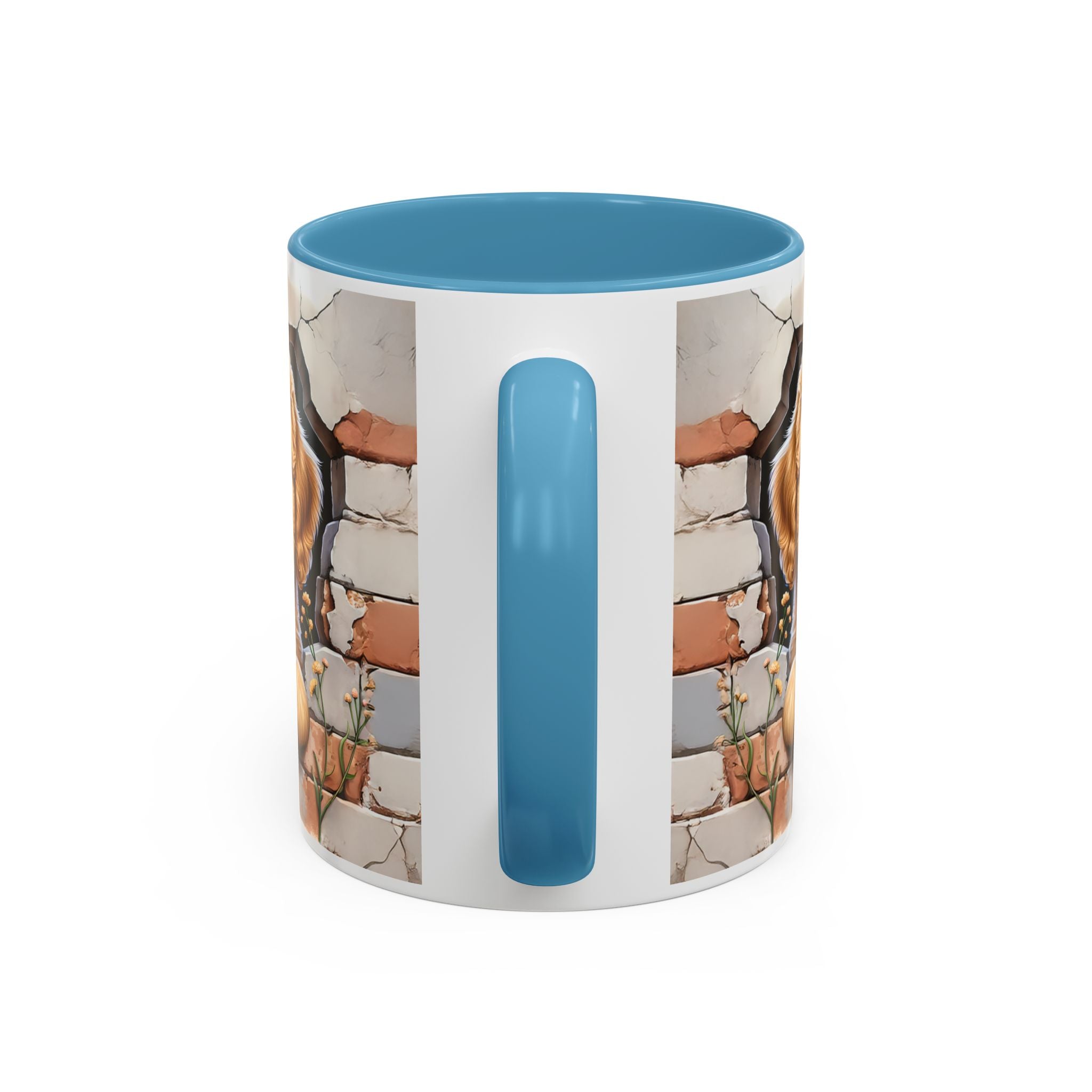 Cute Dog Accent Coffee Mug - Perfect Gift for Pet Lovers, Animal Lovers, Home Decor, Coffee Lovers, Unique Kitchenware
