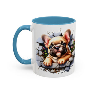 Charming Dog-Themed Coffee Mug, Perfect for Pet Lovers, Gift for Dog Owners, Cute French Bulldog Art, Ideal for Birthdays and Holidays