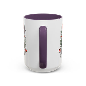 Mama's Accent Coffee Mug | Baseball & Heart Design | Gift for Mom, Mother's Day, Birthday, Coffee Lovers, Baseball Fans
