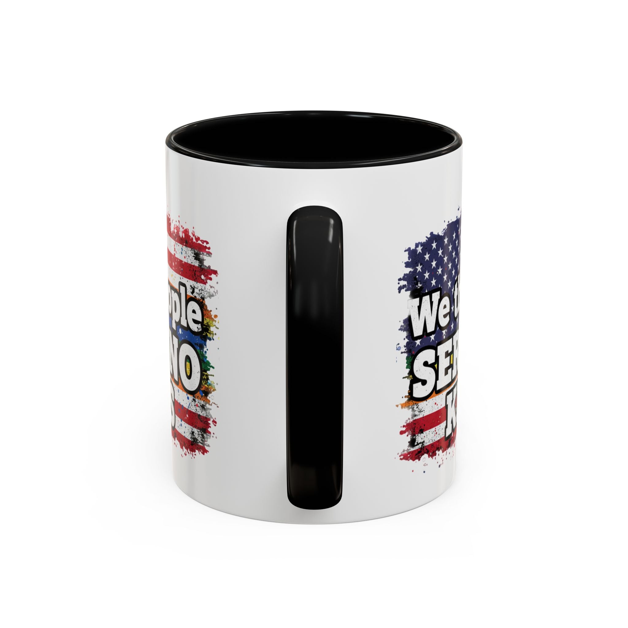 Patriotic Coffee Mug – "We the People Serve No Kings"