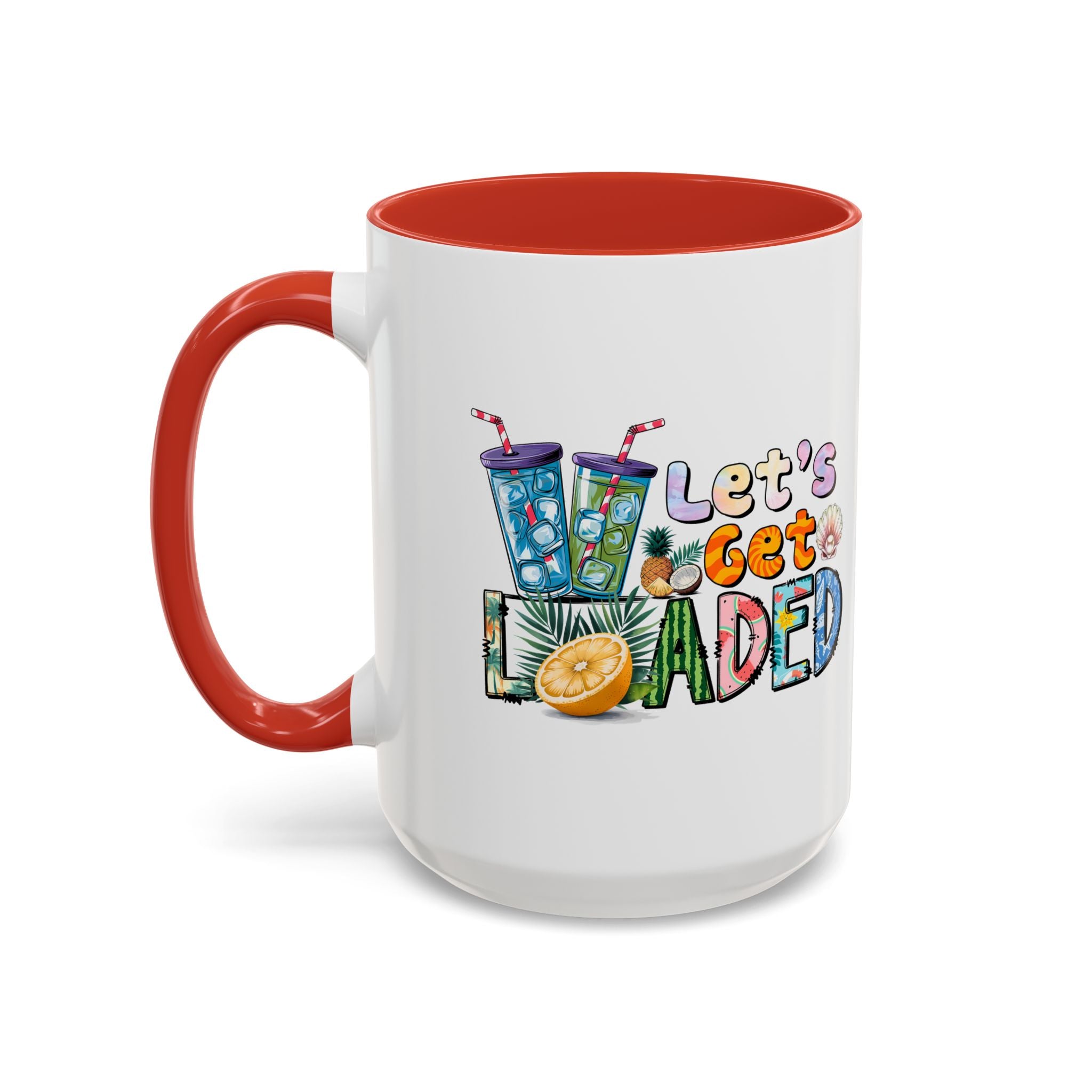 Colorful 'Let's Get Loaded' Coffee Mug - Fun Drinkware for Parties & Gatherings