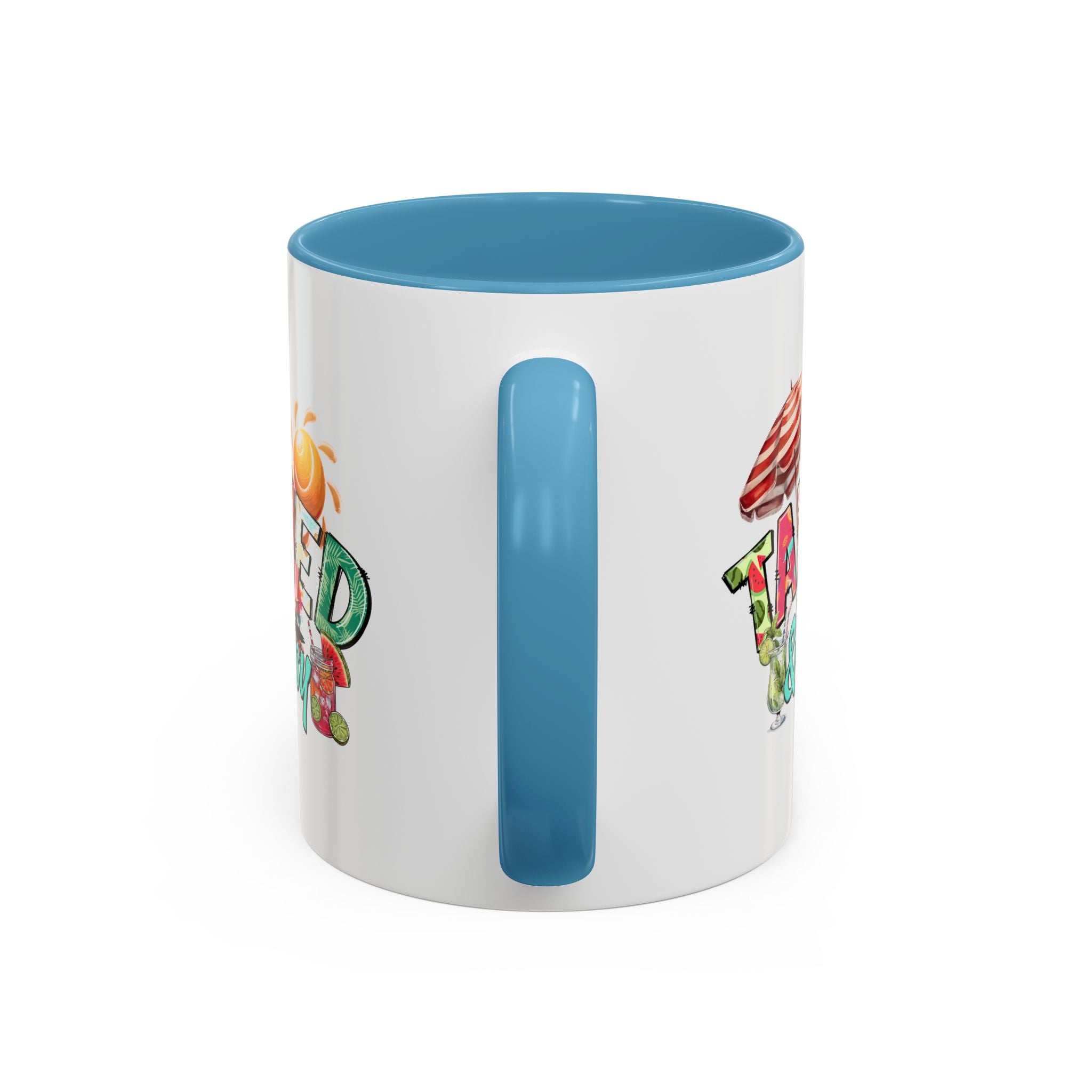Tanned & Tipsy Accent Coffee Mug - Perfect for Summer Vibes & Beach Lovers party