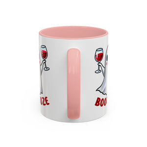 Boozy Ghost Accent Coffee Mug | Funny Halloween Tea Cup, Spooky Gift, Halloween Decor, Ghost Mug for Parties, Unique Drinkware