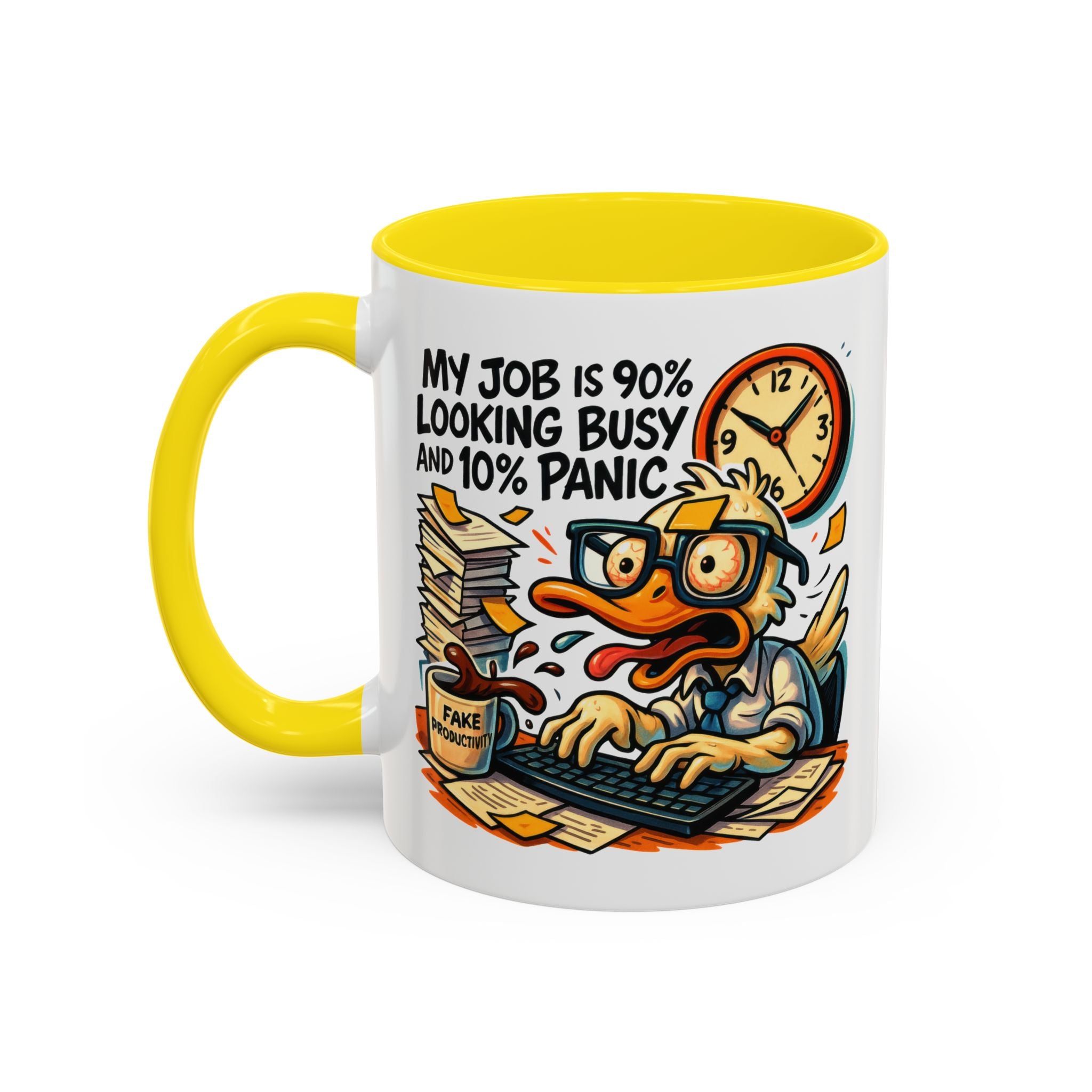 Funny Office Coffee Mug - Perfect Gift for Coworkers, Work from Home, Funny Gag Gift, Unique Desk Accessory, Humor Mug