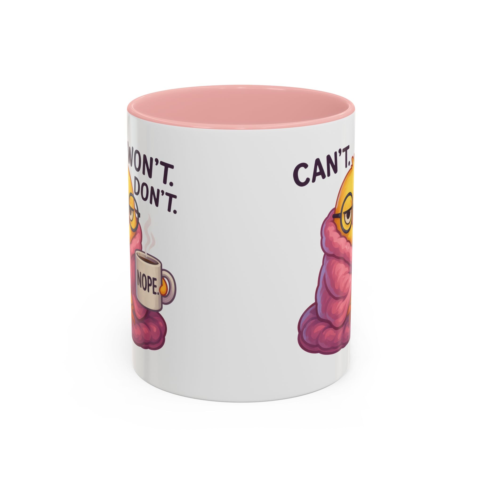 Cozy Cartoon Coffee Mug - Perfect for Lazy Days, Gifts for Friends, Cute Coffee Cups, Inspirational Morning Mug, Funny Beverage Container