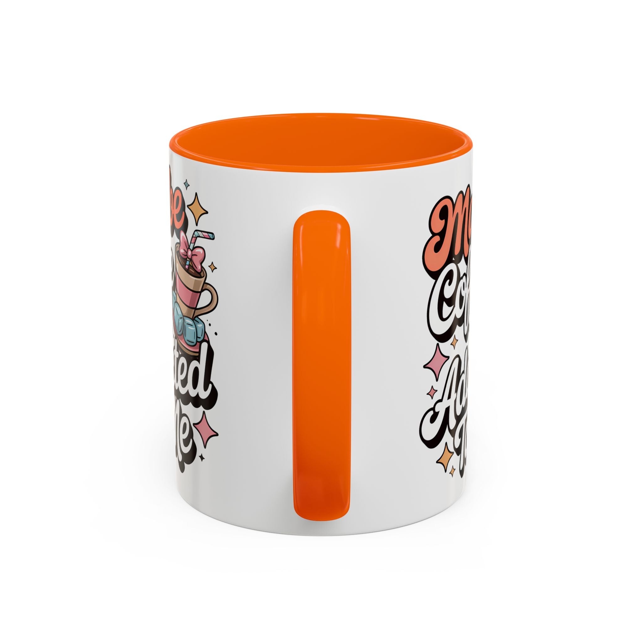 Coffee Addict Accent Mug - Fun Design for Coffee Lovers