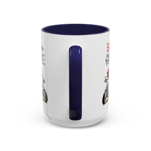 Bad to the Gnome Coffee Mug - 11oz & 15oz Accent Mugs for Bikers & Gnome Lovers