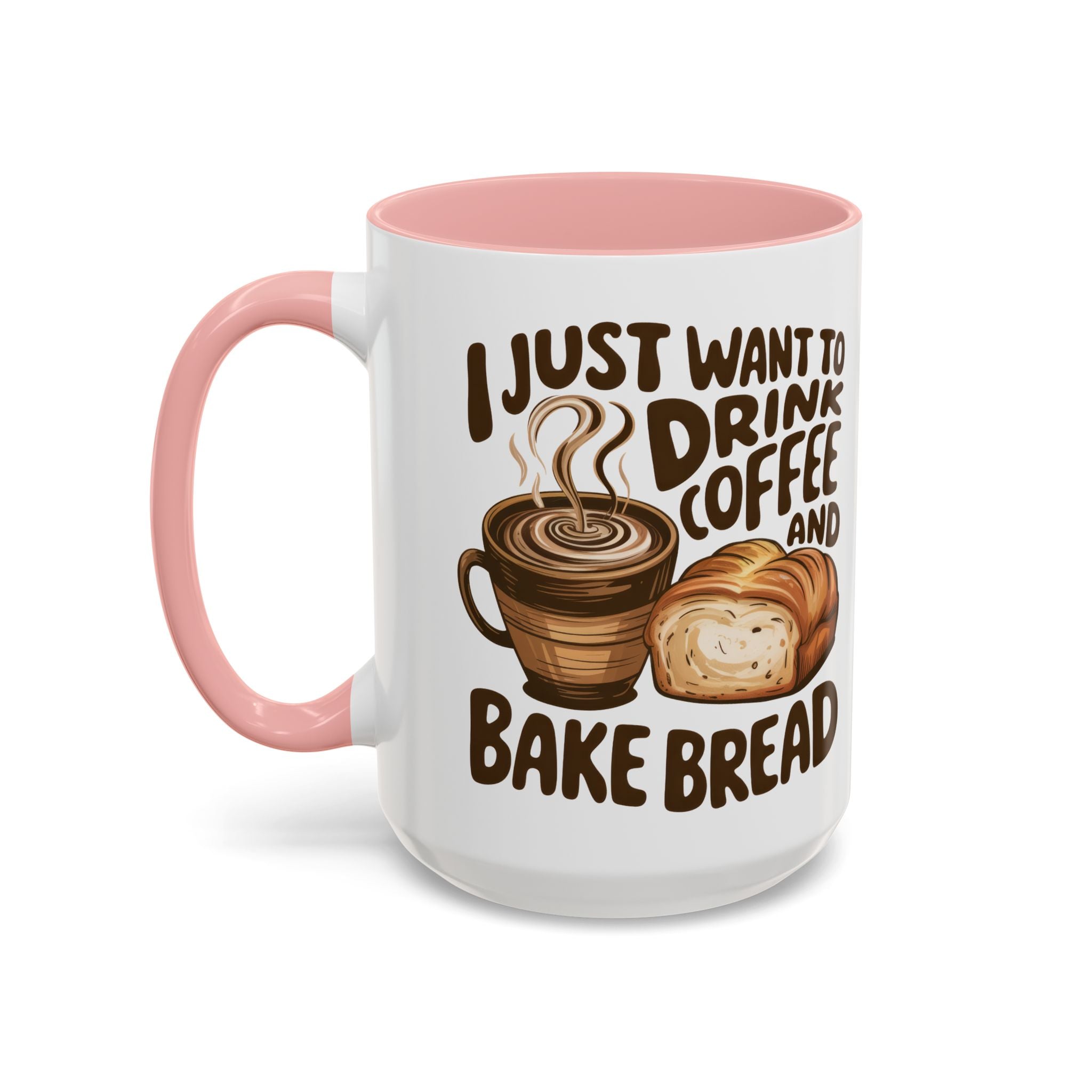 Cute Coffee & Bread Mug - Ideal for Baking Enthusiasts kitchen fun cozy