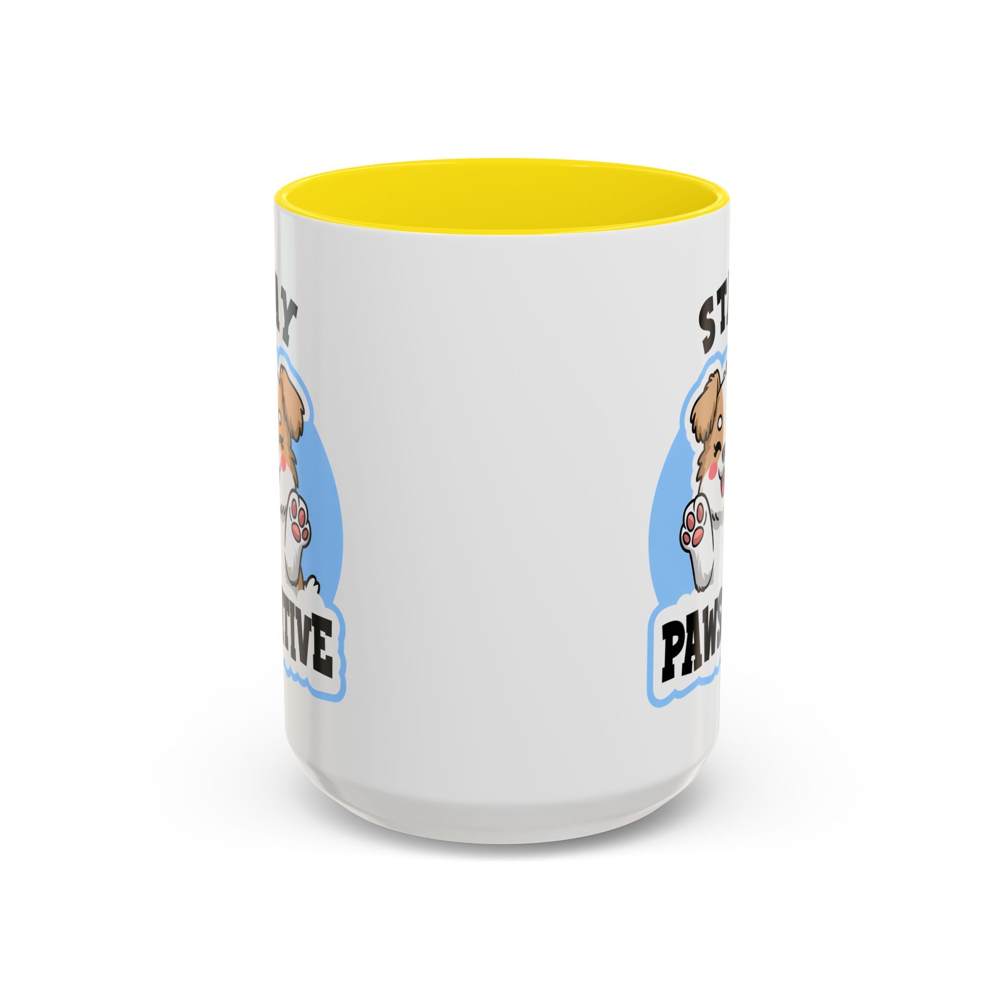 Cute Stay Pawsitive Coffee Mug - Perfect Gift for Dog Lovers mental health